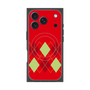 プレミアムスクエアケース with MagSafe［ Nordic Argyle - Red ］