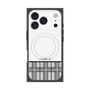 プレミアムスクエアケース with MagSafe［ CASEPLAY Tartan Check - Gray ］