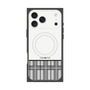 プレミアムスクエアケース with MagSafe［ CASEPLAY Tartan Check - Gray ］