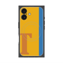 プレミアムスクエアケース with MagSafe［ オリジナル - initial color line - T orange ］