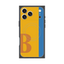 プレミアムスクエアケース with MagSafe［ オリジナル - initial color line - B orange ］