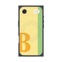 プレミアムスクエアケース with MagSafe［ オリジナル - initial color line - B yellow ］