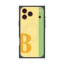プレミアムスクエアケース with MagSafe［ オリジナル - initial color line - B yellow ］