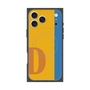 プレミアムスクエアケース with MagSafe［ オリジナル - initial color line - D orange ］