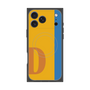 プレミアムスクエアケース with MagSafe［ オリジナル - initial color line - D orange ］