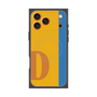 プレミアムスクエアケース with MagSafe［ オリジナル - initial color line - D orange ］