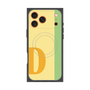 プレミアムスクエアケース with MagSafe［ オリジナル - initial color line - D yellow ］