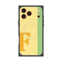 プレミアムスクエアケース with MagSafe［ オリジナル - initial color line - F yellow ］