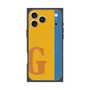 プレミアムスクエアケース with MagSafe［ オリジナル - initial color line - G orange ］