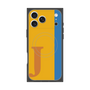 プレミアムスクエアケース with MagSafe［ オリジナル - initial color line - J orange ］