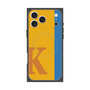 プレミアムスクエアケース with MagSafe［ オリジナル - initial color line - K orange ］