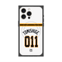 プレミアムスクエアケース with MagSafe［ 読売ジャイアンツ - #011 TOMISHIGE - ホーム ］