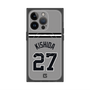 プレミアムスクエアケース with MagSafe［ 読売ジャイアンツ - #27 KISHIDA - ビジター ］