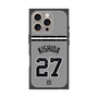 プレミアムスクエアケース with MagSafe［ 読売ジャイアンツ - #27 KISHIDA - ビジター ］