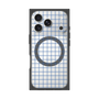 プレミアムスクエアケース with MagSafe［ オリジナル - 推し色チェック - ブルー ］