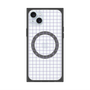 プレミアムスクエアケース with MagSafe［ オリジナル - 推し色チェック - パープル ］