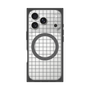 プレミアムスクエアケース with MagSafe［ オリジナル - 推し色チェック - ブラック ］