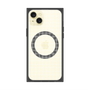 プレミアムスクエアケース with MagSafe［ オリジナル - 推し色チェック - ホワイト ］