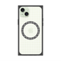 プレミアムスクエアケース with MagSafe［ オリジナル - 推し色チェック - ホワイト ］