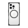 プレミアムスクエアケース with MagSafe［ オリジナル - 推し色チェック - ホワイト ］