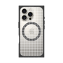 プレミアムスクエアケース with MagSafe［ オリジナル - 推し色チェック - ホワイト ］