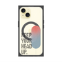 プレミアムスクエアケース with MagSafe［ オリジナル - ドットオーバーレイ - KEEP YOUR HEAD UP/A ］
