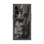 プレミアムスクエアケース with MagSafe［ オリジナル - ドットオーバーレイ - KEEP YOUR HEAD UP/B ］