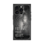 プレミアムスクエアケース with MagSafe［ オリジナル - ドットオーバーレイ - FOLLOW YOUR HEART/C ］