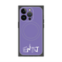 プレミアムスクエアケース with MagSafe［ オリジナル - ENTJ 指揮官 - アルファベット - パープル ］
