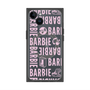 プレミアムスクエアケース with MagSafe［ Barbie - ロゴパターン3 - クリア ］