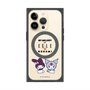 プレミアムスクエアケース with MagSafe［ ELLE×マイメロディ＆クロミ - トリコロールカラーグラフィック8 ］
