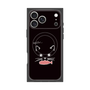 プレミアムスクエアケース with MagSafe［ 食いしん坊なねこ - Black ］