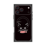 プレミアムスクエアケース with MagSafe［ 食いしん坊なねこ - Black ］