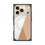 プレミアムスクエアケース with MagSafe［ マーブルトライアングルパレット - Beige ］