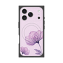 プレミアムスクエアケース with MagSafe［ Natural Flower - Purple ］