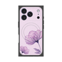 プレミアムスクエアケース with MagSafe［ Natural Flower - Purple ］