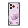 プレミアムスクエアケース with MagSafe［ Natural Flower - Purple ］