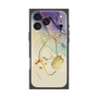 プレミアムスクエアケース with MagSafe［ Marble Nuance Painting Purple ］