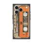 プレミアムスクエアケース with MagSafe［ RETORO CASSETTE TAPE - Skeleton Orange ］
