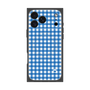 プレミアムスクエアケース with MagSafe［ Checkered Blue - ギンガムチェック ブルー ］