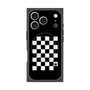 プレミアムスクエアケース with MagSafe［ Racing checkered flag - レーシングチェッカーフラッグ ］