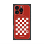 プレミアムスクエアケース with MagSafe［ Racing checkered flag Red - レーシングチェッカーフラッグ レッド ］
