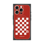プレミアムスクエアケース with MagSafe［ Racing checkered flag Red - レーシングチェッカーフラッグ レッド ］