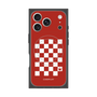 プレミアムスクエアケース with MagSafe［ Racing checkered flag Red - レーシングチェッカーフラッグ レッド ］