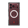プレミアムスクエアケース with MagSafe［ CASEPLAY Crown dots Red - ケースプレイ・クラウン・ドッツ レッド ］