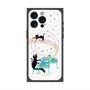 プレミアムスクエアケース with MagSafe［ おかべてつろう - 黒猫クロのとおりみち ］