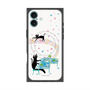 プレミアムスクエアケース with MagSafe［ おかべてつろう - 黒猫クロのとおりみち ］