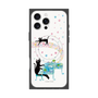 プレミアムスクエアケース with MagSafe［ おかべてつろう - 黒猫クロのとおりみち ］