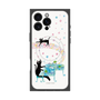 プレミアムスクエアケース with MagSafe［ おかべてつろう - 黒猫クロのとおりみち ］