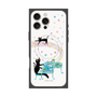 プレミアムスクエアケース with MagSafe［ おかべてつろう - 黒猫クロのとおりみち ］